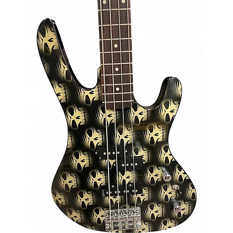 Used Washburn xb102 Black Electric Bass Guitar