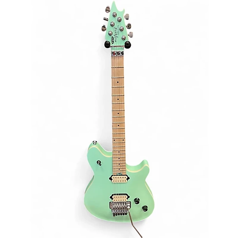 Used EVH Wolfgang Special SATIN SURF GREEN Solid Body Electric Guitar