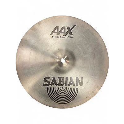Used SABIAN 14in AAX Studio Crash  Cymbal