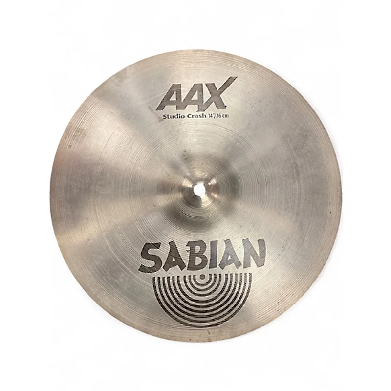 Used SABIAN 14in AAX Studio Crash Cymbal