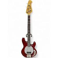 Used Sterling by Music Man Ray4 RED Electric Bass Guitar