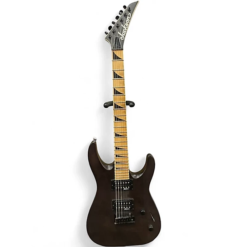 Used Jackson JS22 Dinky Dark Brown Solid Body Electric Guitar