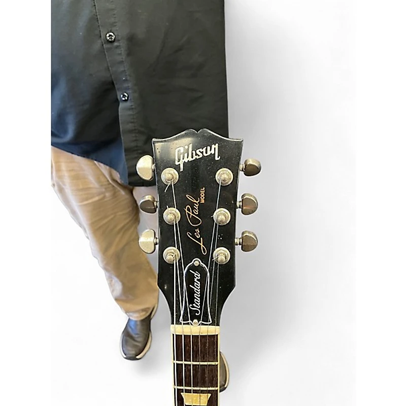 Used Gibson Les Paul Standard 3 Tone Sunburst Solid Body Electric Guitar