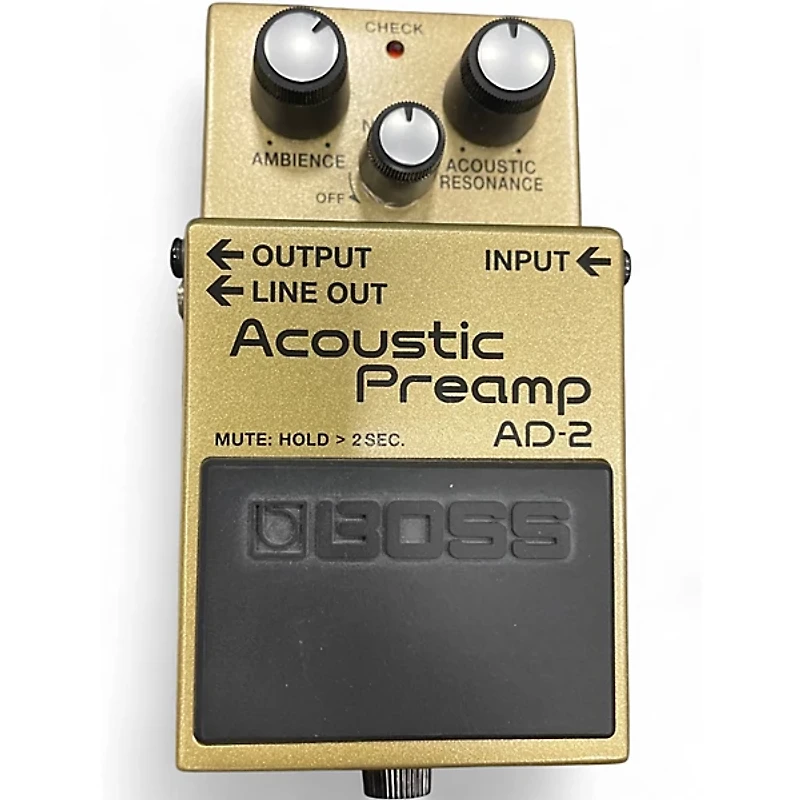 Used BOSS AD2 Acoustic Preamp Guitar Preamp