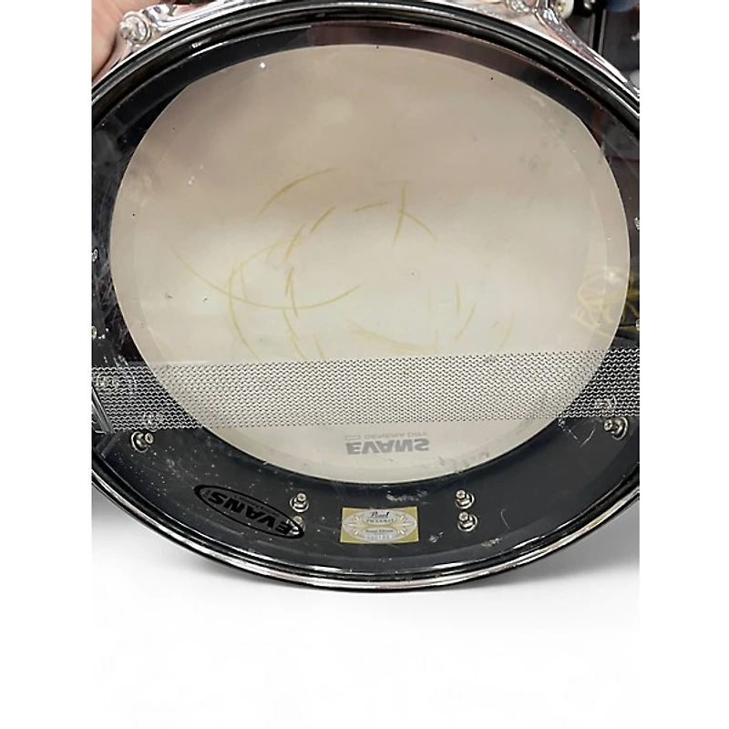 Used Pearl 3X13 Power Piccolo Snare Black Drum