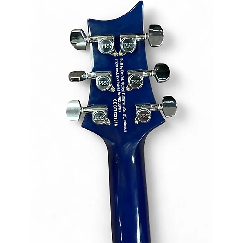 Used PRS SE Custom 24 Whale Blue Solid Body Electric Guitar