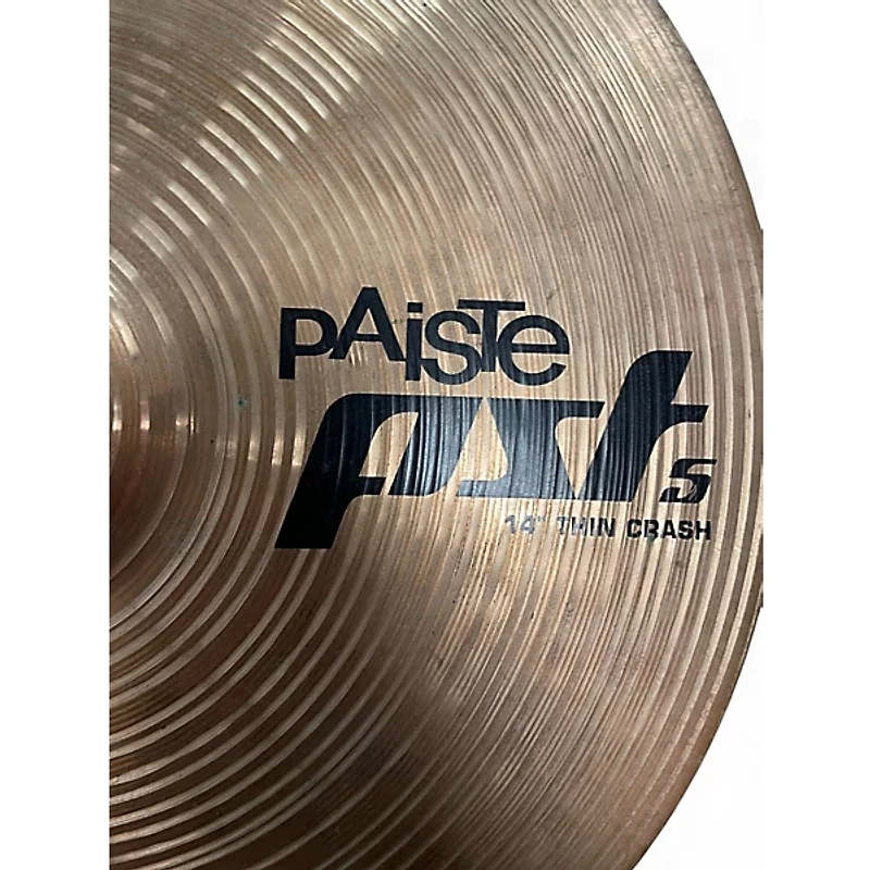 Used Paiste 14in PST5 THIN CRASH Cymbal