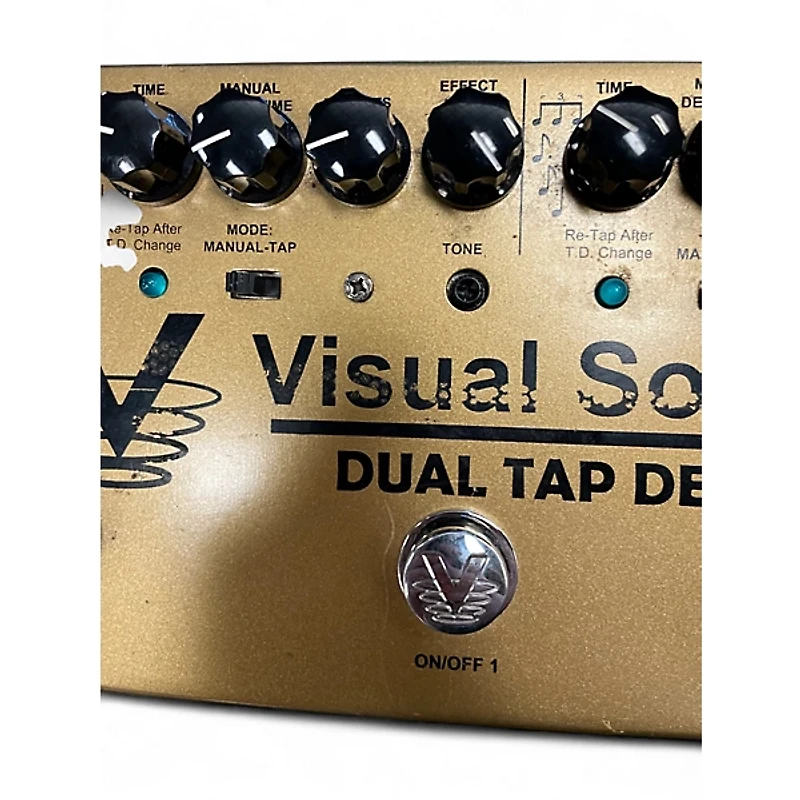 Used Visual Sound V3DTD Dual Tap Delay Effect Pedal