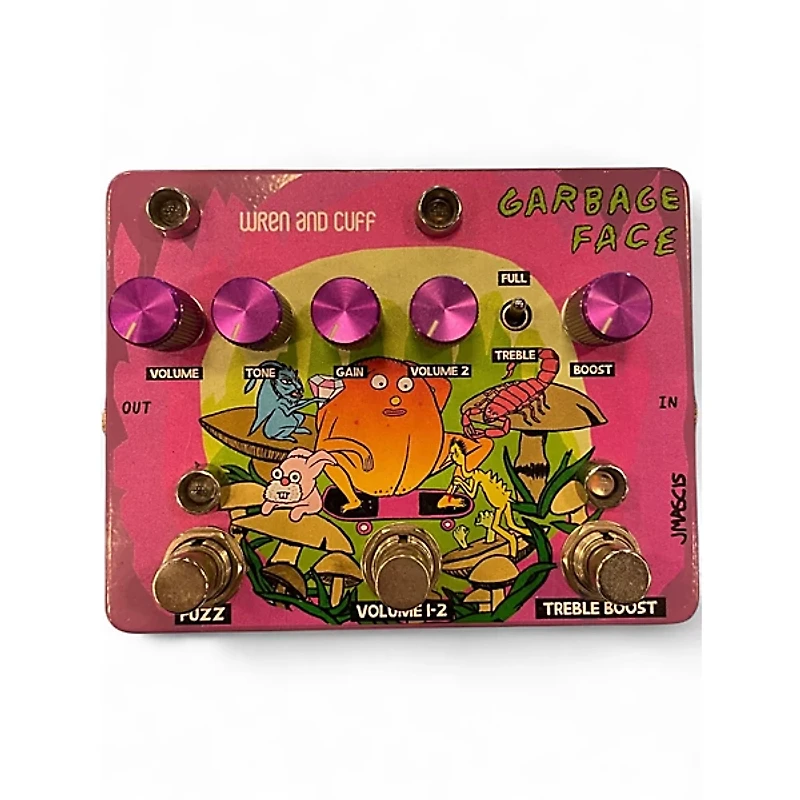 Used Wren And Cuff GARBAGE FACE Effect Pedal
