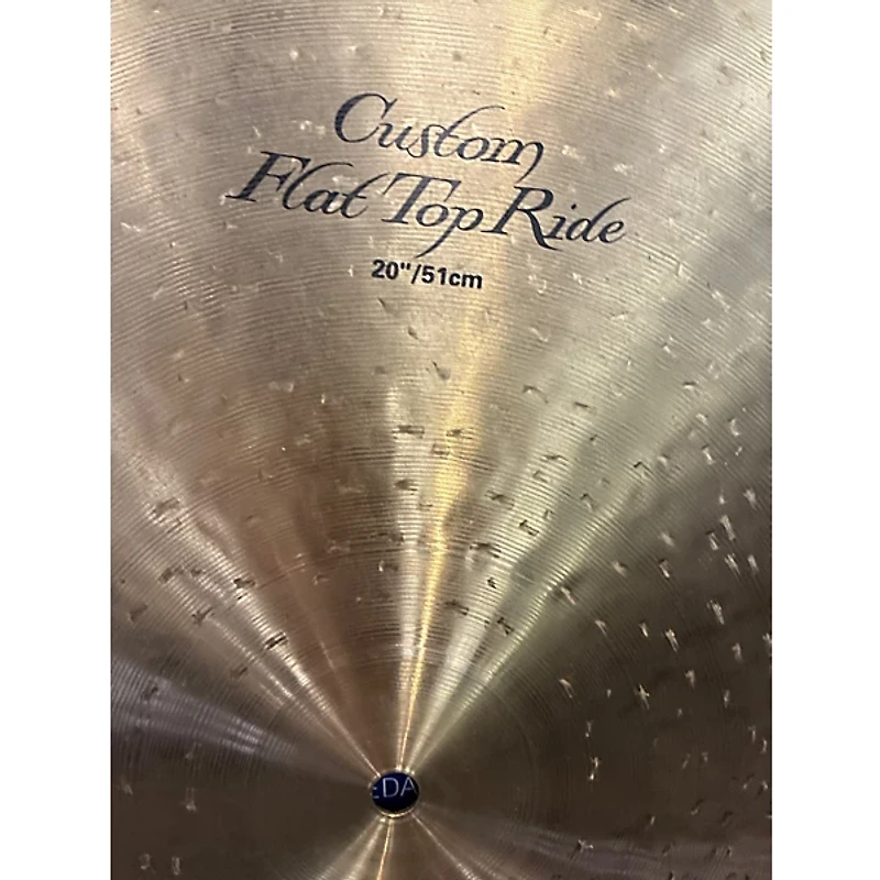 Used Zildjian 20in K Custom Flat Top Ride Cymbal