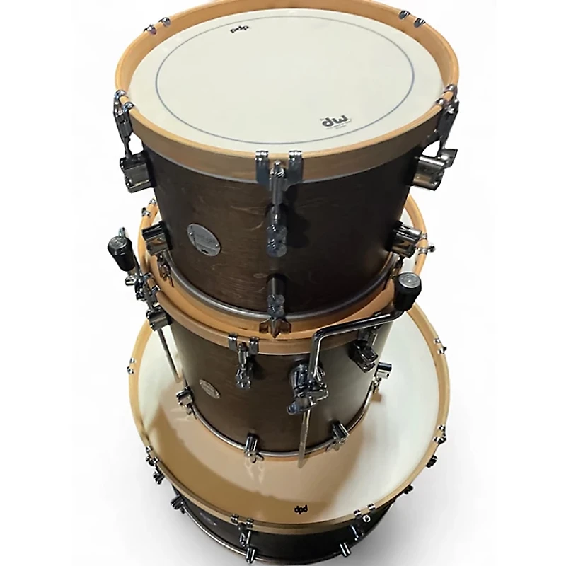 Used PDP by DW 3 Piece Concept Series Brown Drum Kit