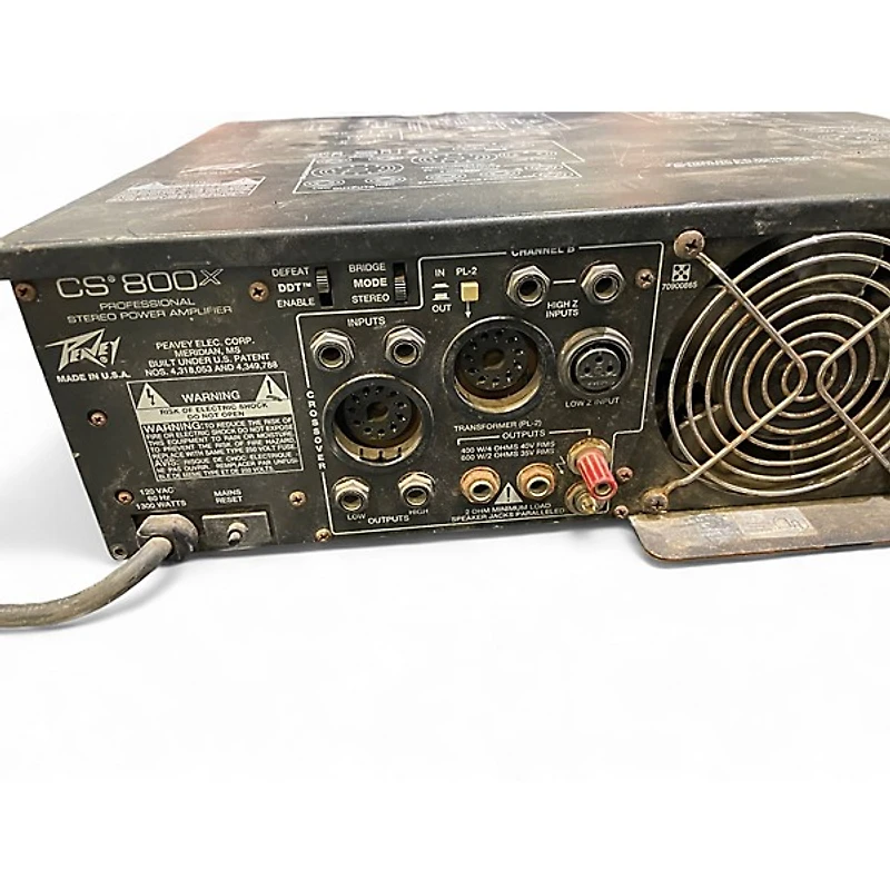 Used Peavey CS800X 600W x2 Power Amp