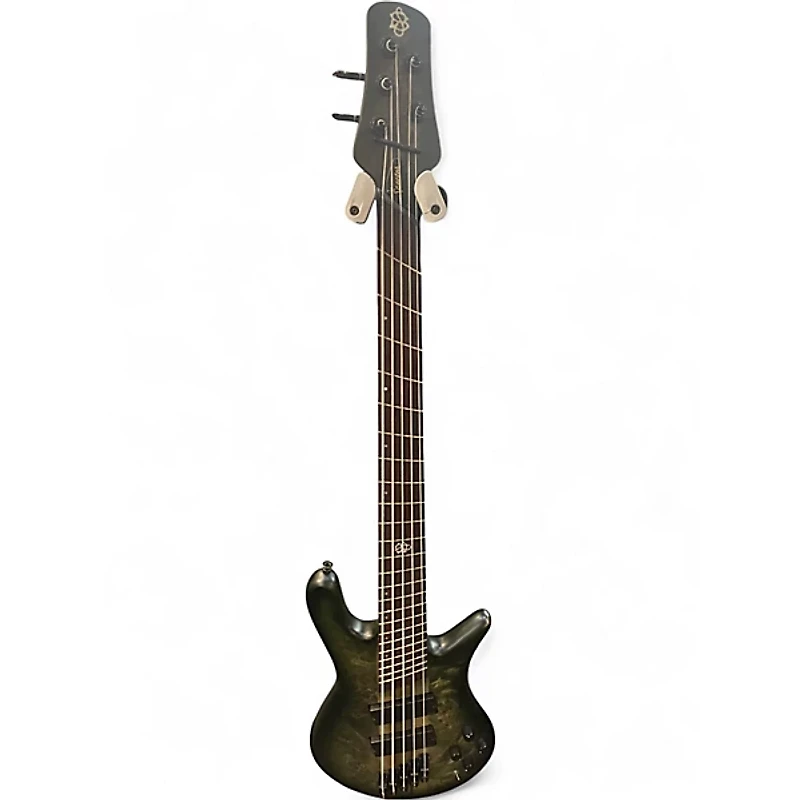 Used Spector NS Dimension 5 Haunted Moss Electric Bass Guitar