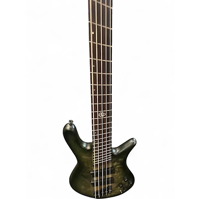 Used Spector NS Dimension 5 Haunted Moss Electric Bass Guitar
