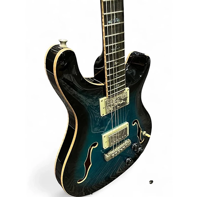 Used PRS Hollowbody II Piezo Peacock Blue Hollow Body Electric Guitar