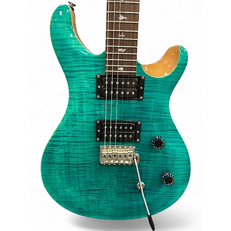 Used PRS SE CE 24 TURQUOISE Solid Body Electric Guitar