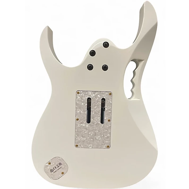 Used Ibanez JEM7VP Alpine White Solid Body Electric Guitar