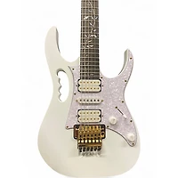 Used Ibanez JEM7VP Alpine White Solid Body Electric Guitar