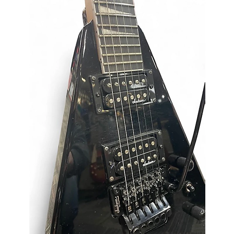 Used Jackson JS32 King V Black Solid Body Electric Guitar