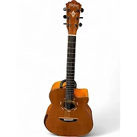 Used Washburn WCG66SCE Natural Acoustic Electric Guitar