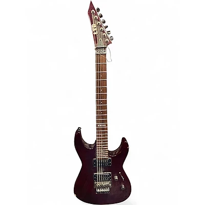 Used ESP LTD M100FM Burgundy Solid Body Electric Guitar