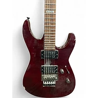 Used ESP LTD M100FM Burgundy Solid Body Electric Guitar