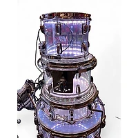 Used Ludwig 7 Piece Vistalite Clear Drum Kit