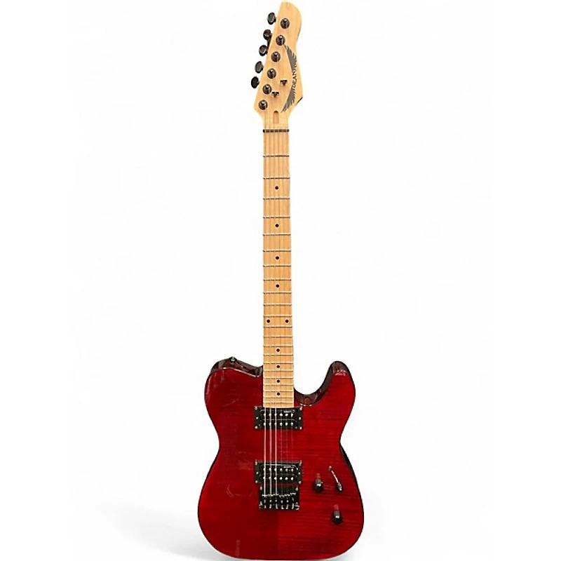 Used Dean NASH VEGAS Trans Red Solid Body Electric Guitar