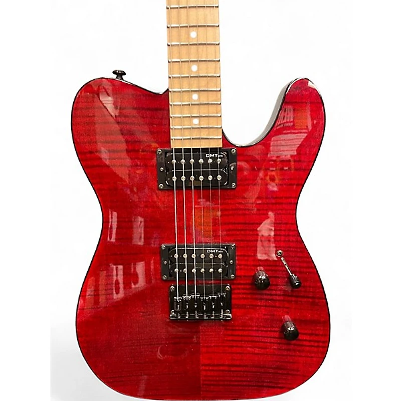 Used Dean NASH VEGAS Trans Red Solid Body Electric Guitar