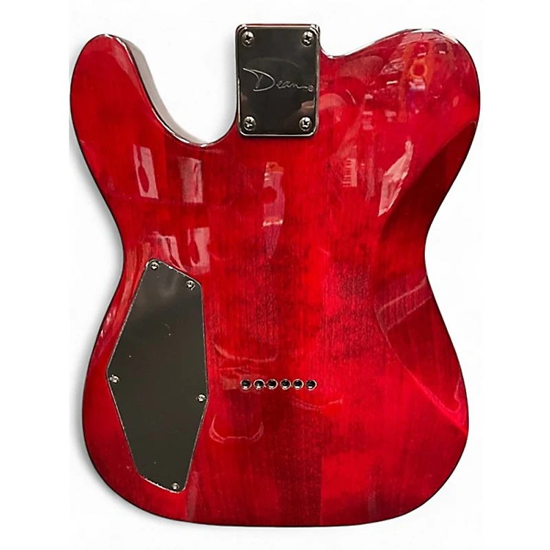 Used Dean NASH VEGAS Trans Red Solid Body Electric Guitar