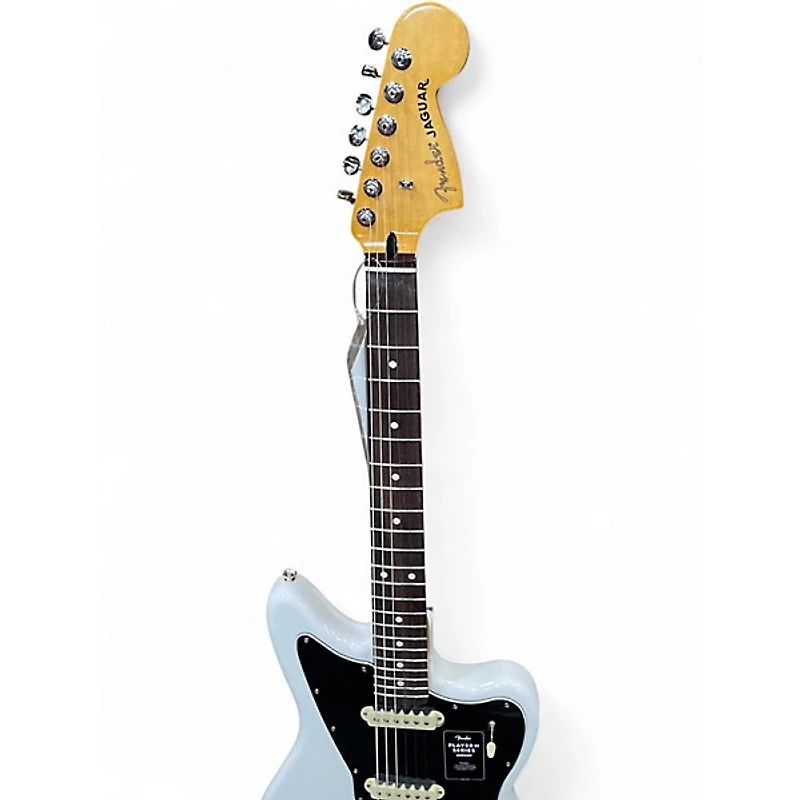 Used Fender PLAYER II JAGUAR Alpine White Solid Body Electric Guitar