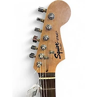 Used Squier Standard Stratocaster Black Solid Body Electric Guitar