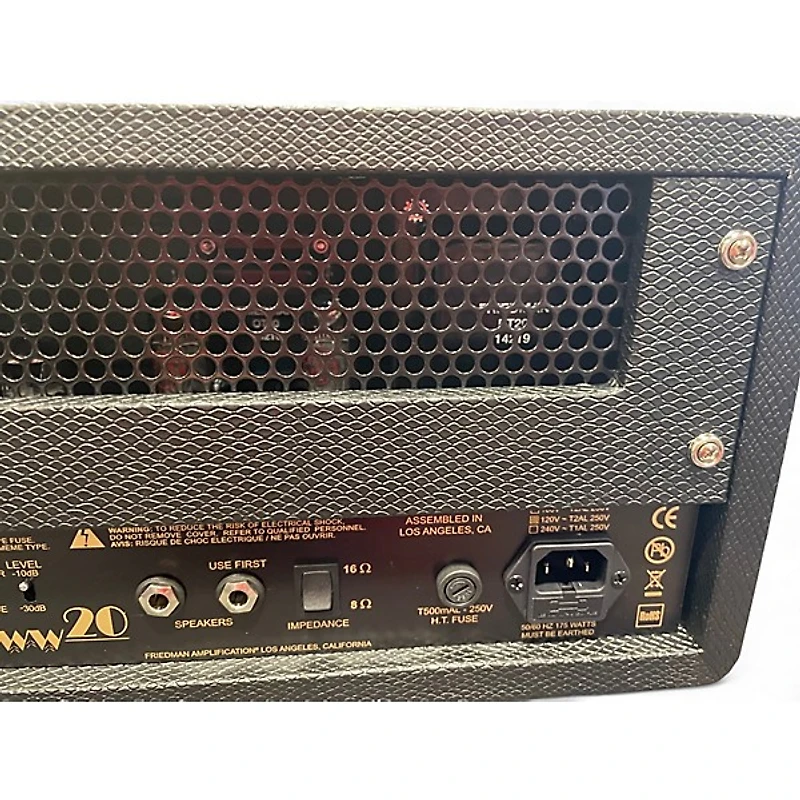 Used Friedman WW20 Tube Guitar Amp Head