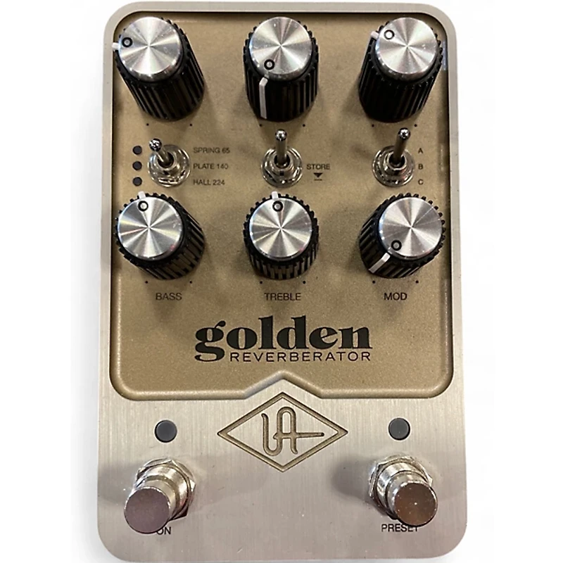 Used Universal Audio GOLDEN REVERBERATOR Effect Pedal