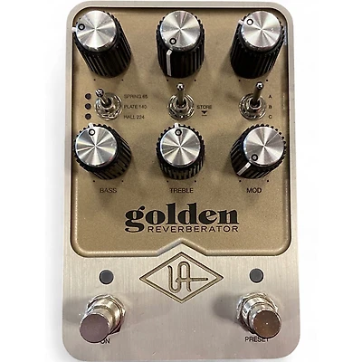 Used Universal Audio GOLDEN REVERBERATOR Effect Pedal