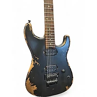 Used Charvel Pro-Mod Relic Series SD1 HH FR PF Weathered Black Solid Body Electric Guitar