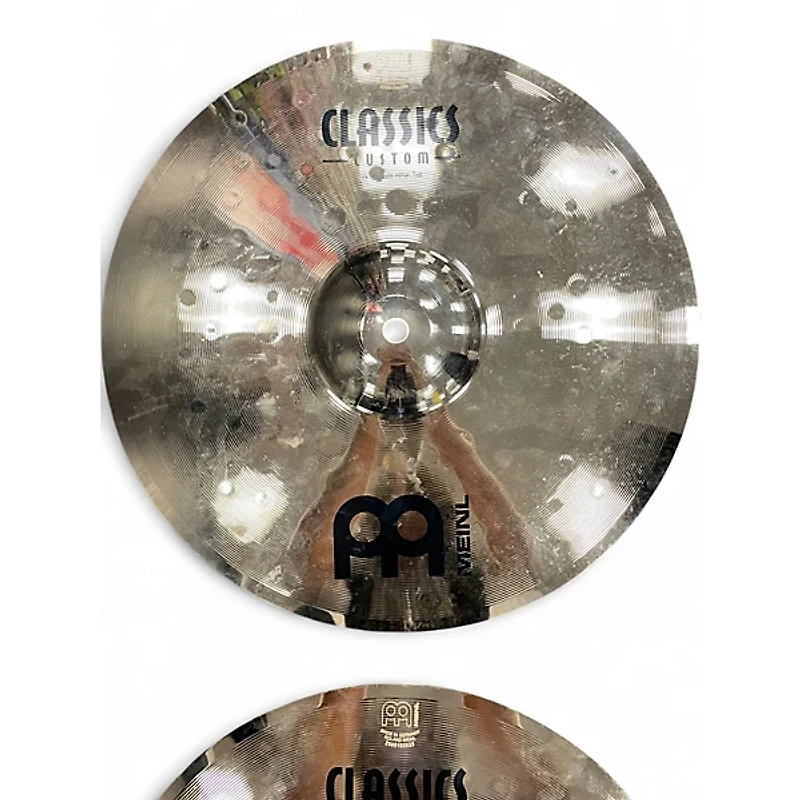 Used MEINL 14in Classics Custom Medium Hi Hat Pair Cymbal