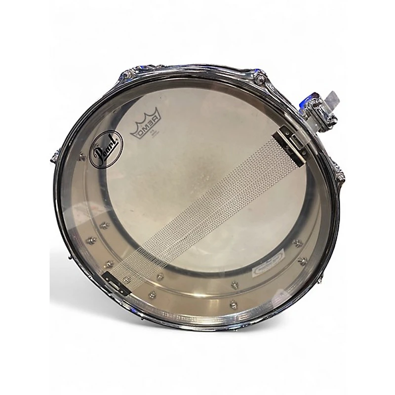 Used Pearl 14X5.5 Sensitone Snare Chrome Drum