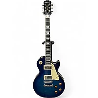 Used Epiphone Les Paul Standard Pro Blue Solid Body Electric Guitar