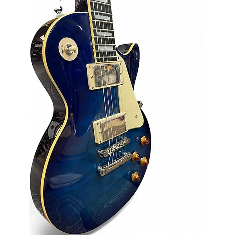 Used Epiphone Les Paul Standard Pro Blue Solid Body Electric Guitar