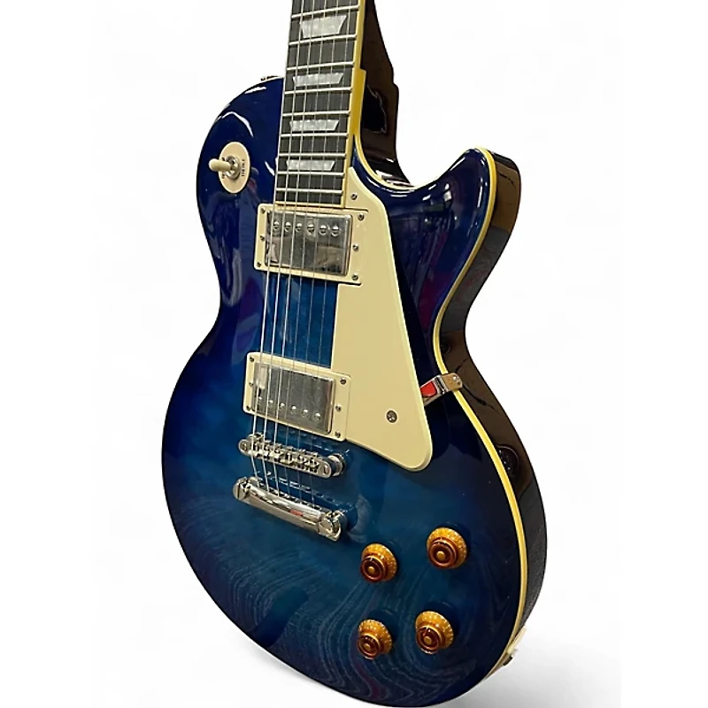 Used Epiphone Les Paul Standard Pro Blue Solid Body Electric Guitar