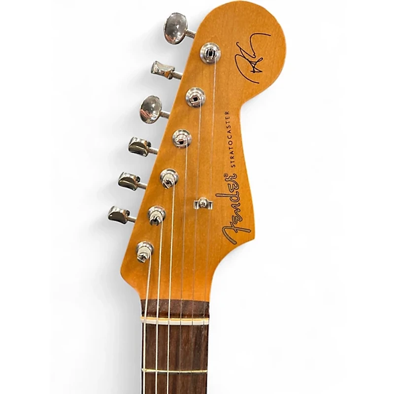 Used Fender Artist Series Robert Cray Stratocaster Inca Silver Solid Body Electric Guitar