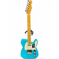 Used Fender American Professional II Telecaster Miami Blue Solid Body Electric Guitar