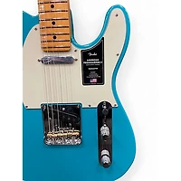 Used Fender American Professional II Telecaster Miami Blue Solid Body Electric Guitar