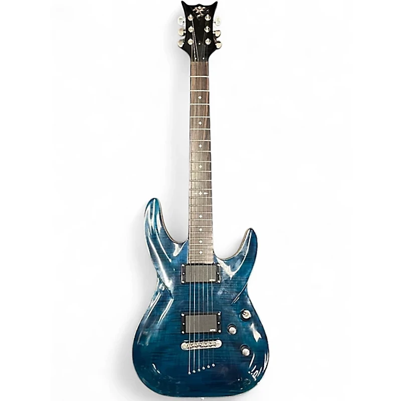Used DBZ Guitars Barchetta Trans Blue Solid Body Electric Guitar