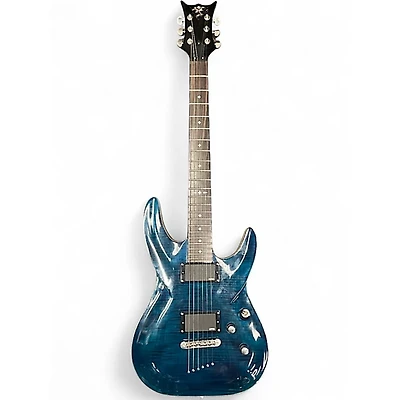 Used DBZ Guitars Barchetta Trans Blue Solid Body Electric Guitar
