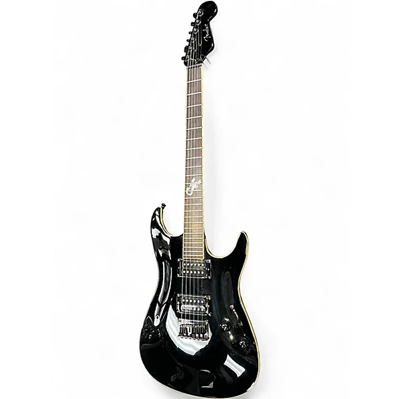 Used Fender SCORPION STRATOCASTER Black Solid Body Electric Guitar