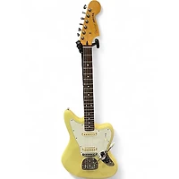 Used Fender PLAYER II JAGUAR HIALEAH YELLOW Solid Body Electric Guitar