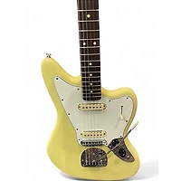Used Fender PLAYER II JAGUAR HIALEAH YELLOW Solid Body Electric Guitar