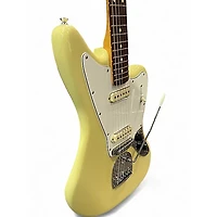 Used Fender PLAYER II JAGUAR HIALEAH YELLOW Solid Body Electric Guitar